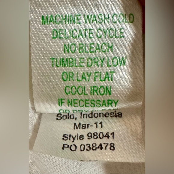 Lilly Pulitzer White Embroidered Floral Scallop Skirt Size Small. VVGUC - Picture 7 of 11